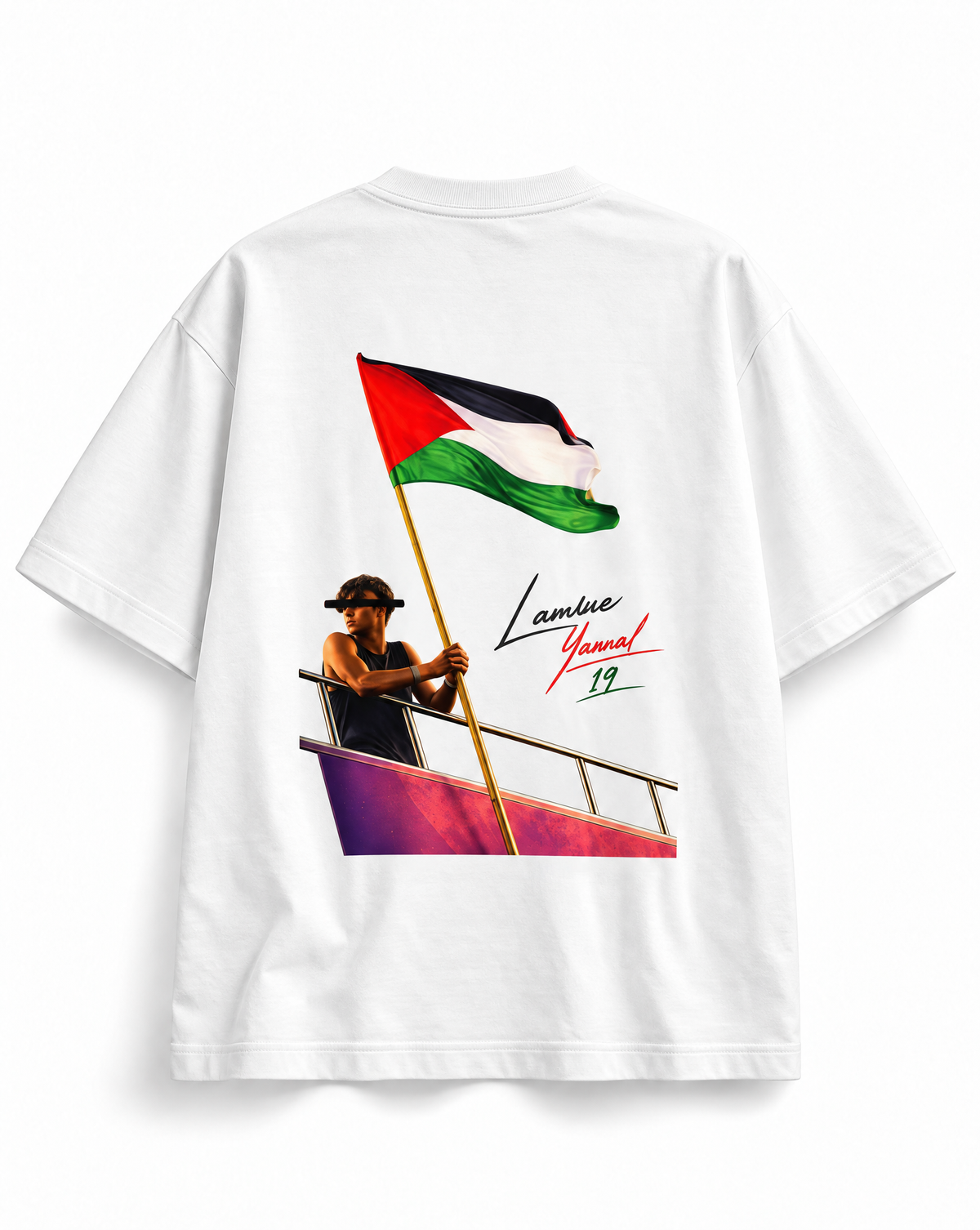 Oversize T-Shirt Lamine