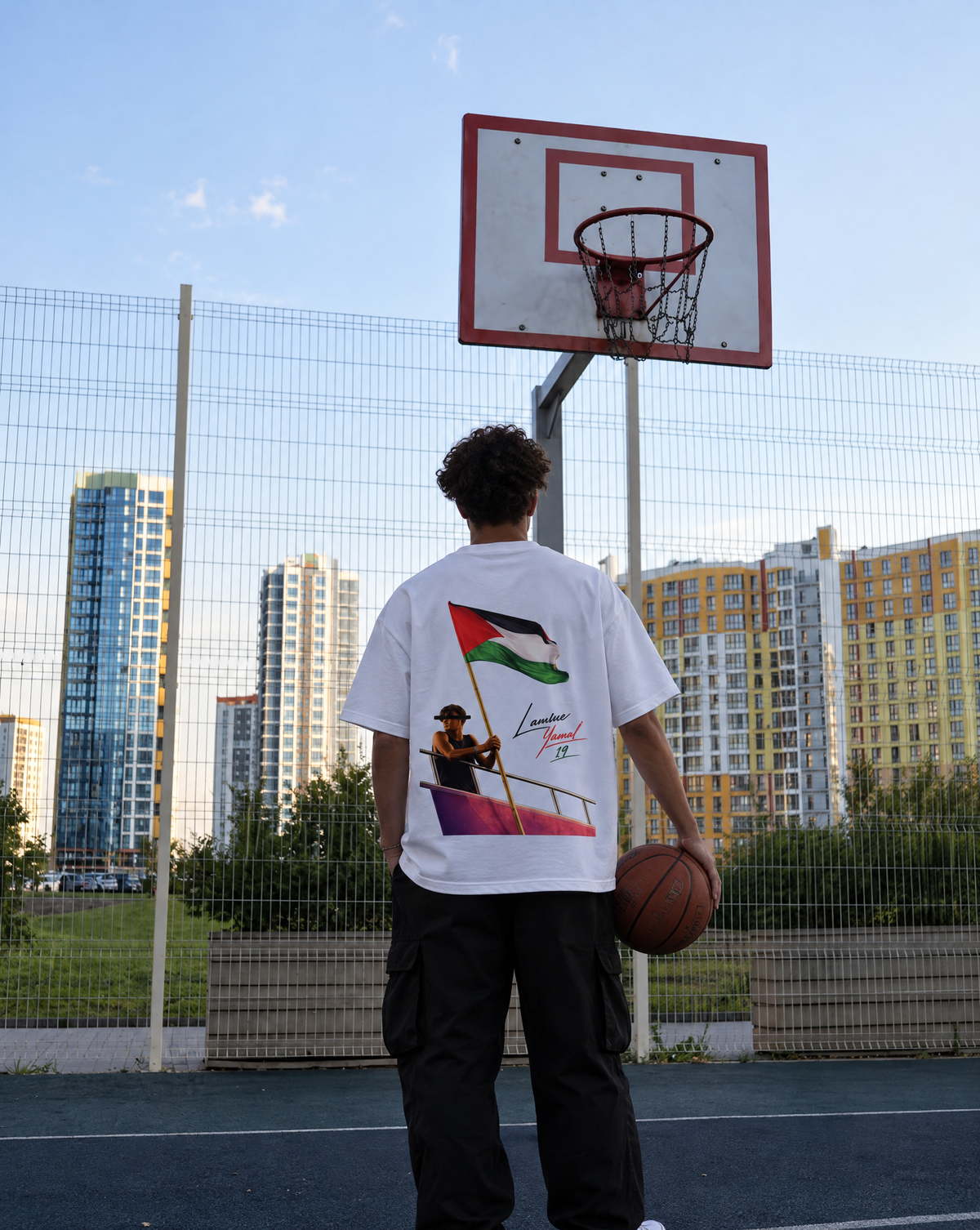 Oversize T-Shirt Lamine